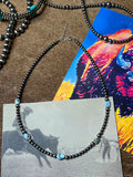 Golden Hill Turquoise & Sterling Silver Pearl Necklace – 16" + Extender