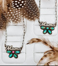Handmade Mama Sterling Silver & Stone Necklace