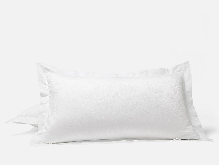 Heirloom Organic Jacquard Sham - Coyuchi | Alpine White