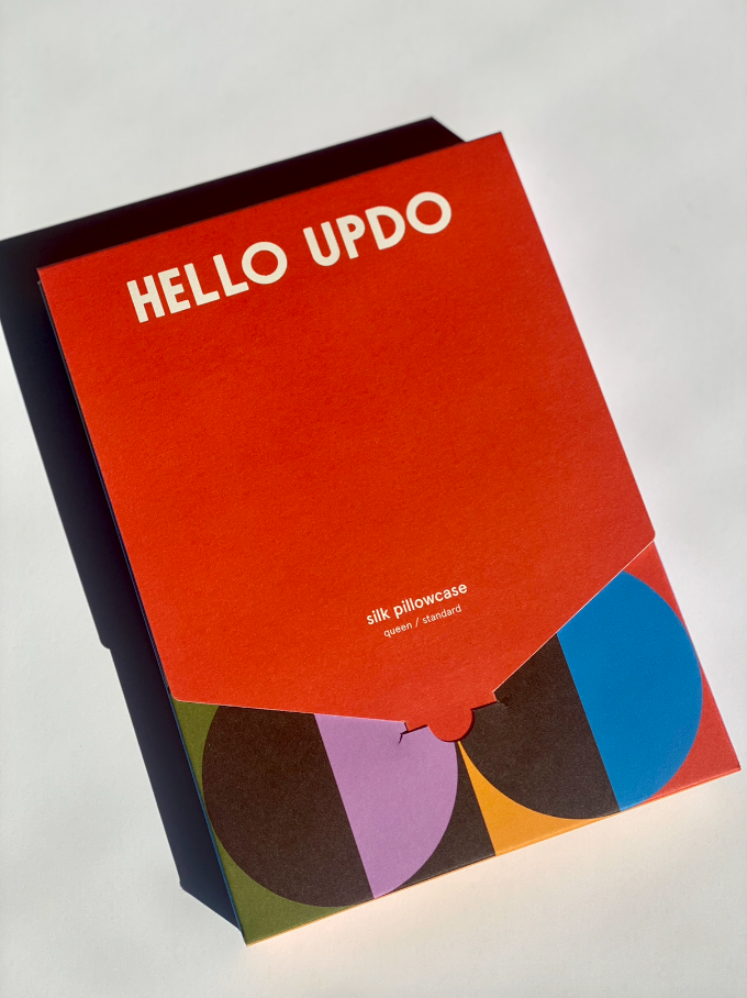 Hello Updo Silk Pillowcase