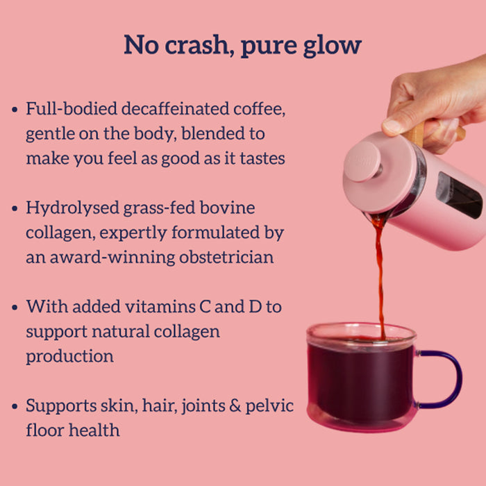 HotTea Mama Radiant Roast Decaf Coffee With Collagen
