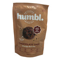 A stand-up pouch of humbl. Chocolate Chip Energy Ball Mix