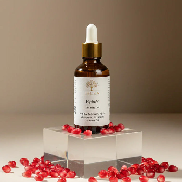 Ipera Hydra V Intimacy Oil bottle.