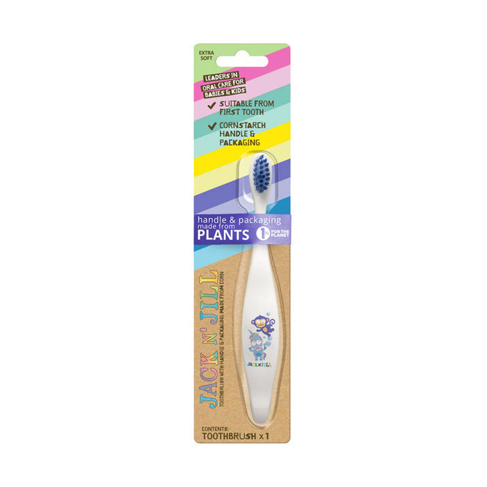 Jack N' Jill kids toothbrush, blue bristles