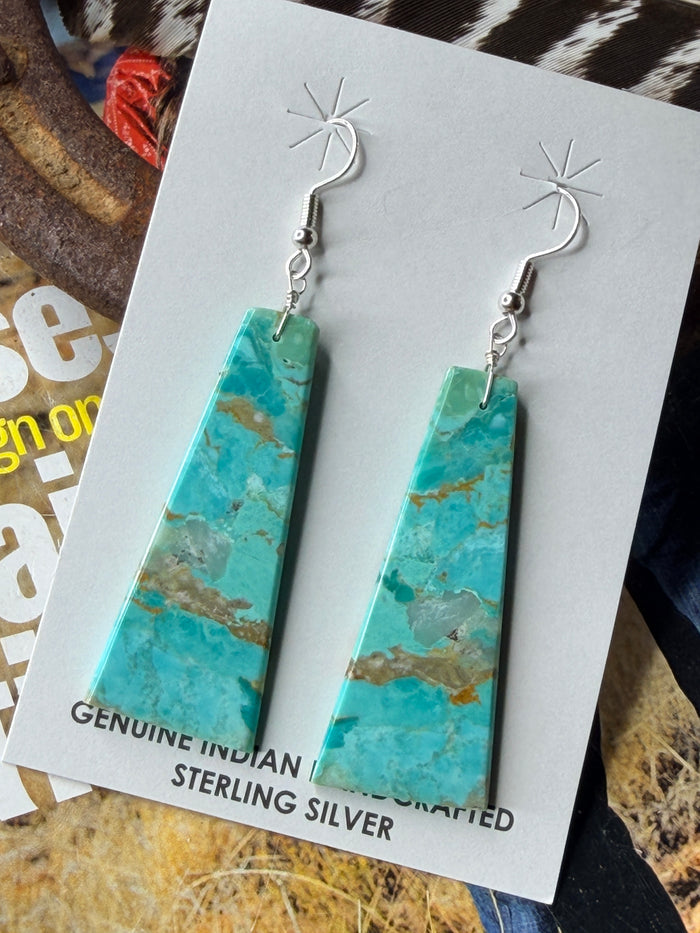 Jameson Pete Turquoise Slab Earrings