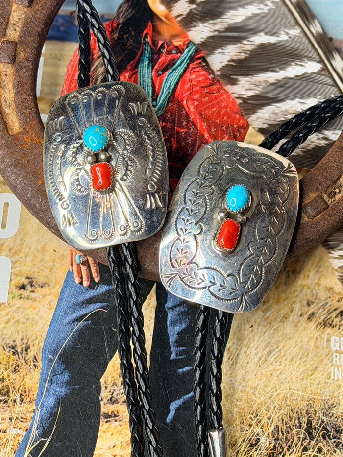 Joan Begay Kingman and Mediterranean Coral Bolo