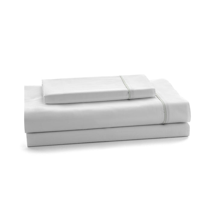 Juego de sábanas algodón 600 hilos escena de cama