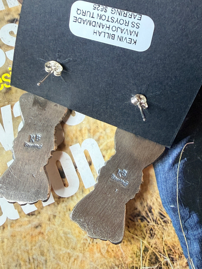 Kevin Billah Navajo Handmade Royston Earrings