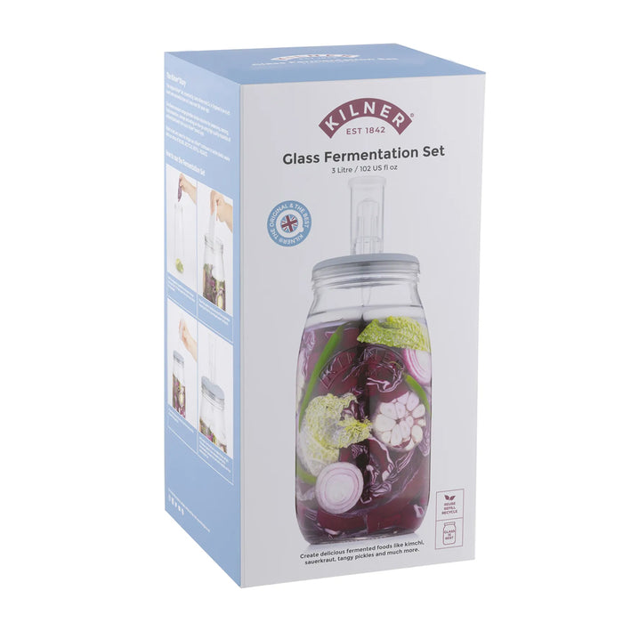 Kilner 3 Litre Fermentation Set - Evergreen Healthfoods