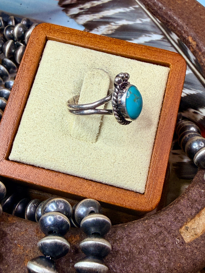 Kingman Turquoise Ring size 6