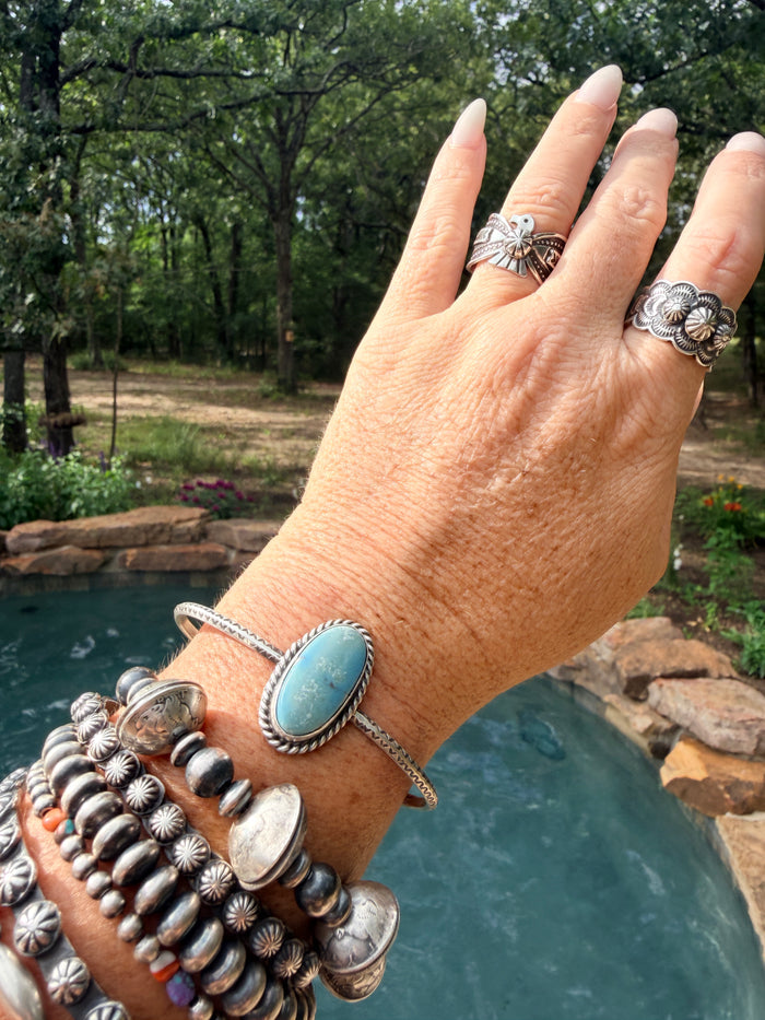 Larimer Turquoise Cuff by Donovan Skeets
