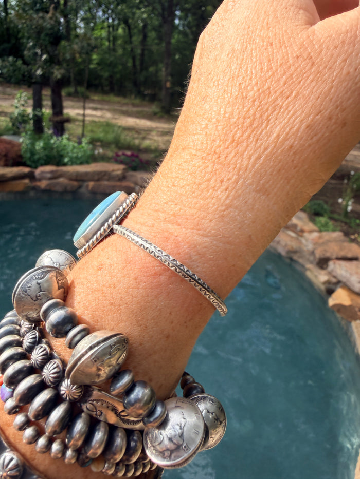 Larimer Turquoise Cuff by Donovan Skeets
