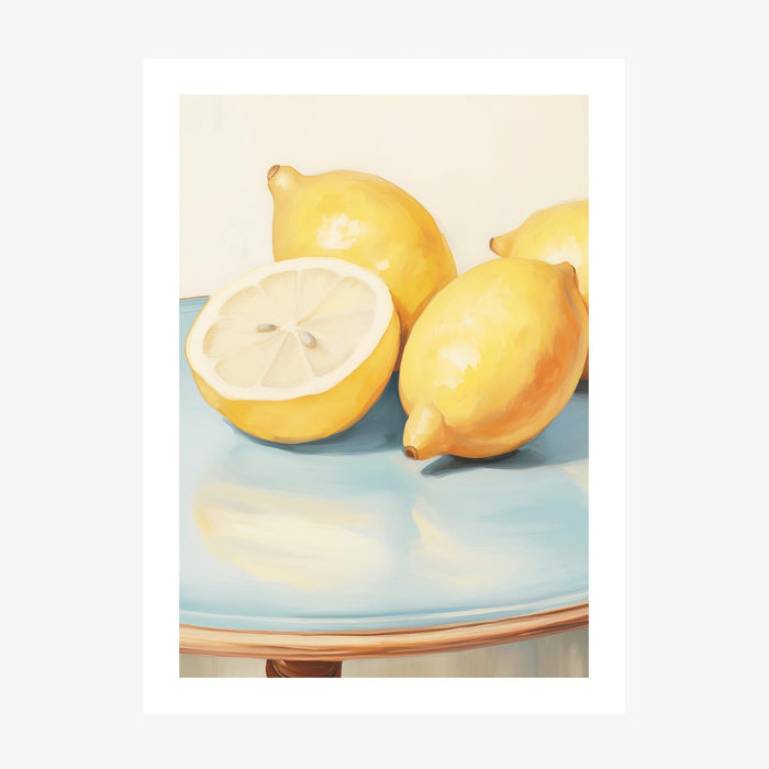 Lemons Still Life wall art print