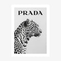Prada Leopard wall art print