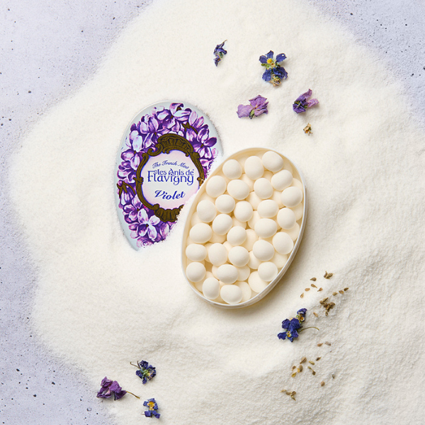 Les Anis de Flavigny All Natural Violet Mints 1.8oz