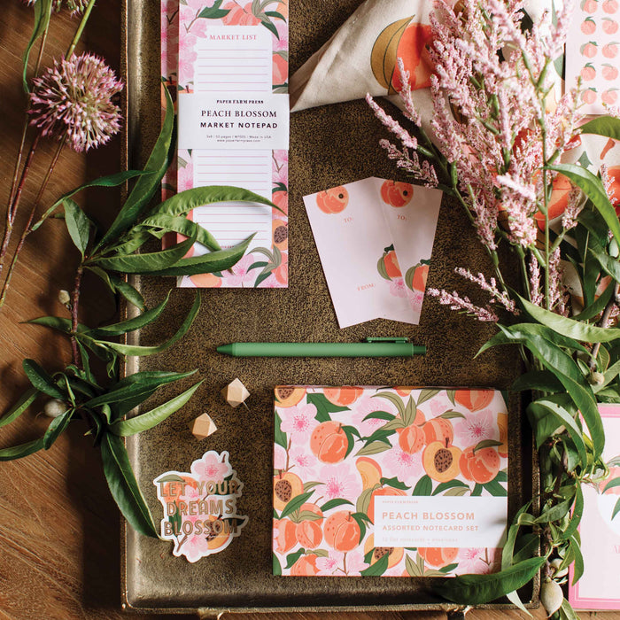 Let your Dreams Blossom Peach Decal sticker