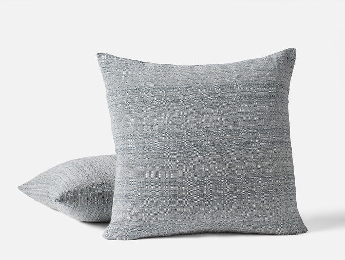 Lido Organic Decorative Pillow Cover - Coyuchi | Undyed w/Gulf