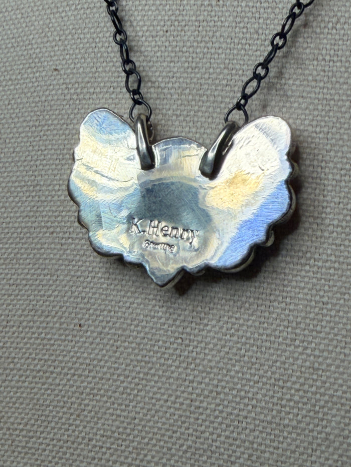 *Limited Edition* Navajo Handmade Cluster Necklace by Keith Henry Carico Lake, Pink Conch, Spiny