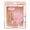 Lindo Rose Quartz Guasha & Roller Set