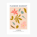 Lisbon Flower Market wall art print