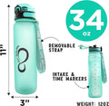 Live Infinitely 34oz Water Bottle