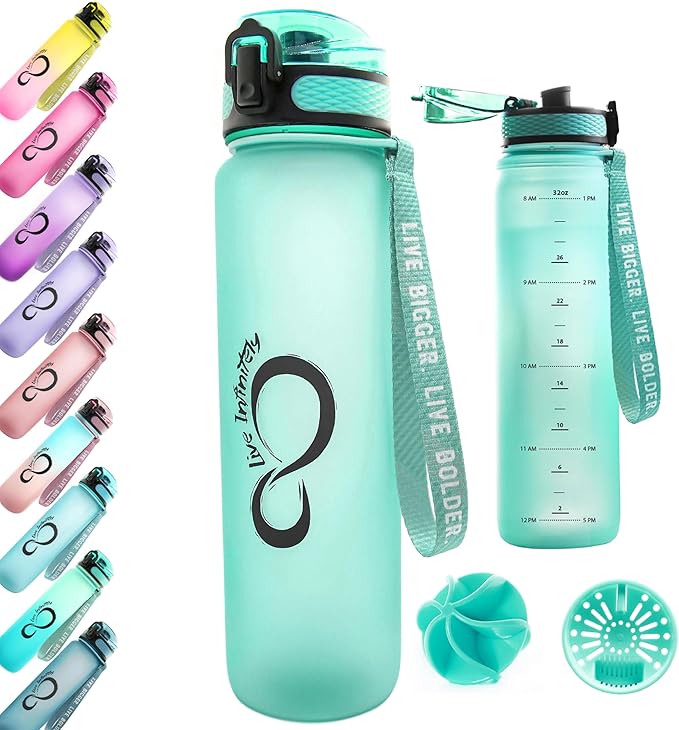 Live Infinitely 34oz Water Bottle