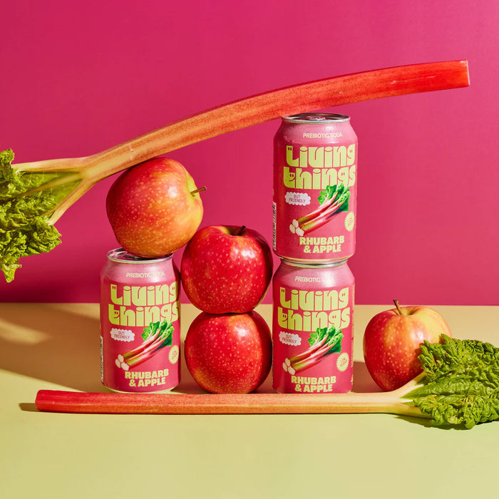 Living Things Rhubarb & Apple Multipack
