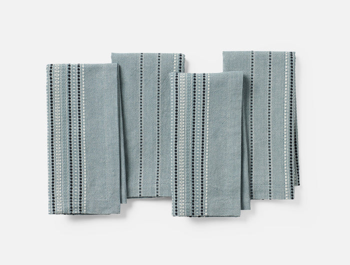 Lobos Organic Napkins, Set of 4 - Coyuchi | Gulf w/Lagoon