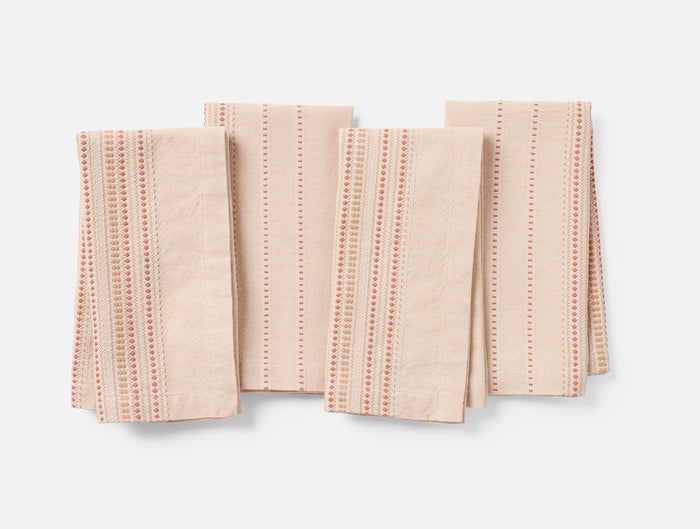 Lobos Organic Napkins, Set of 4 - Coyuchi | Undyed w/Ginger