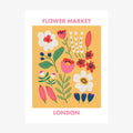 London Flower Market wall art print