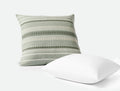 Lost Coast Decorative Organic Pillow Cover + Pillow Insert Set