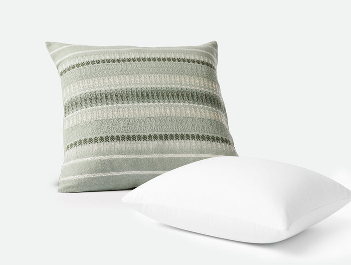 Lost Coast Decorative Organic Pillow Cover + Pillow Insert Set