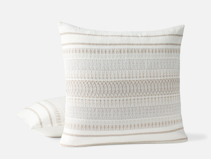 Lost Coast Decorative Organic Pillow Cover - Coyuchi | Stone