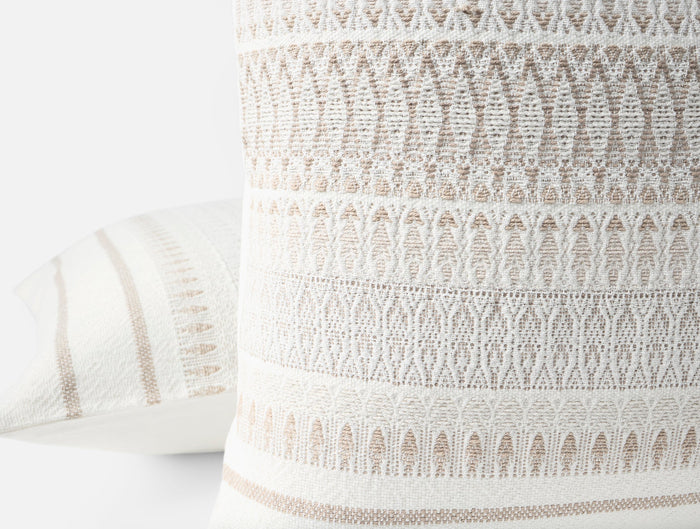 Lost Coast Decorative Organic Pillow Cover - Coyuchi | Stone