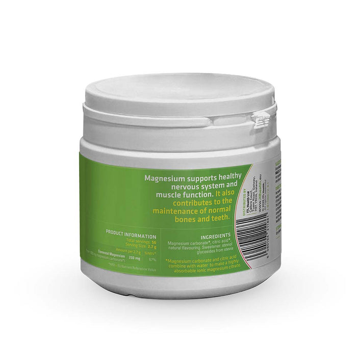 ITL Health MAG365 Raspberry Lemon 150g label