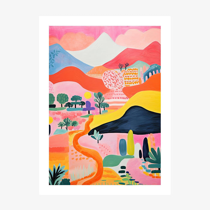 Magic Mountain wall art print