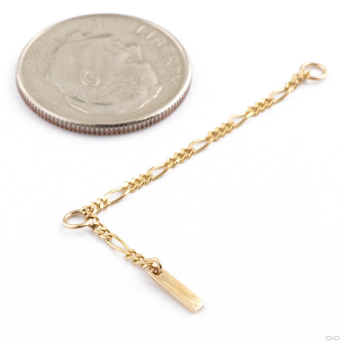 Mami Chain in Gold from Hialeah in 14k yellow gold detail photo