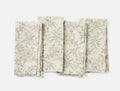 Marguerite Organic Print Napkins, Set of 4 - Coyuchi | Natural w/Juniper