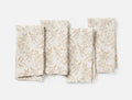 Marguerite Organic Print Napkins, Set of 4 - Coyuchi | Natural w/Praline