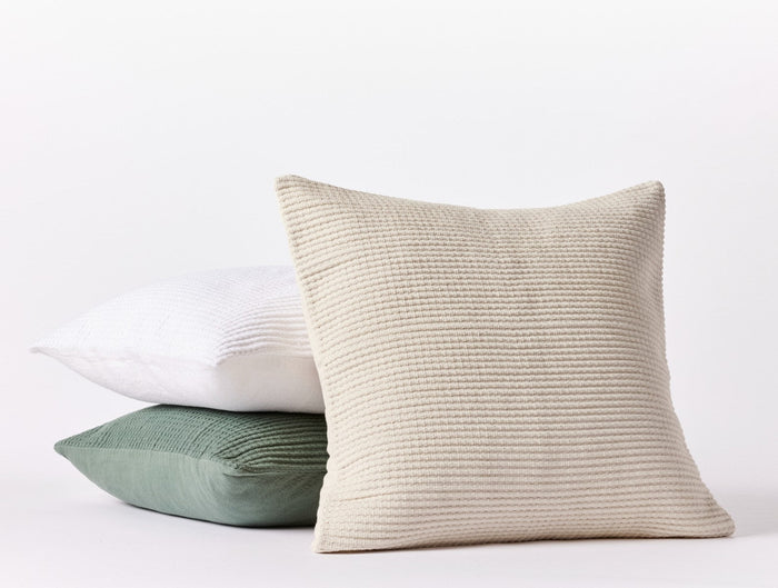 Marshall Organic Pillow Cover | Undyed w/Oyster