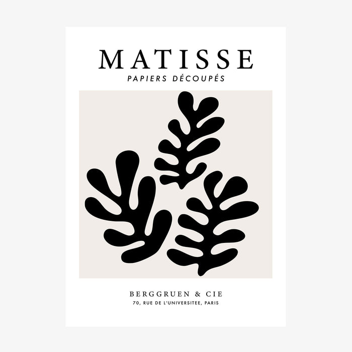 Matisse Black Coral No. 2 wall art print