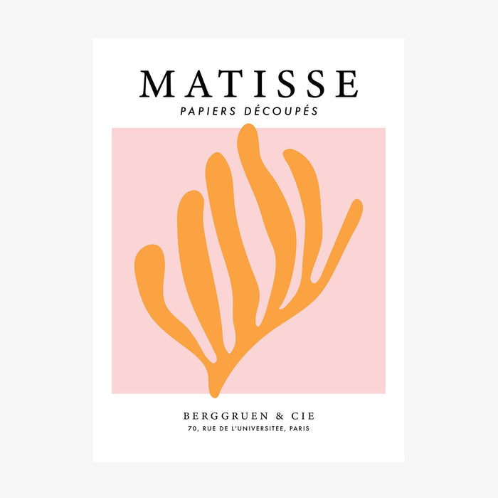 Matisse Orange Coral No. 1 wall art print