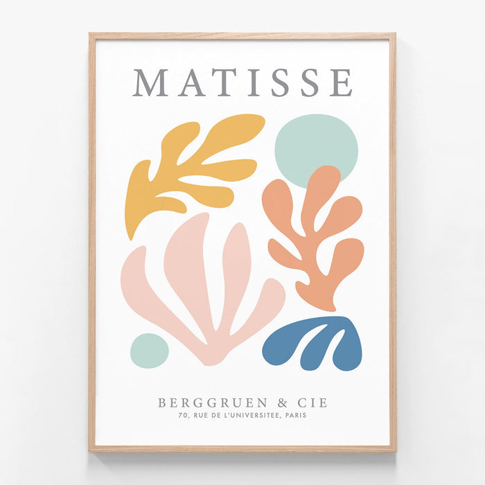Matisse Pastels No. 1 oak framed print