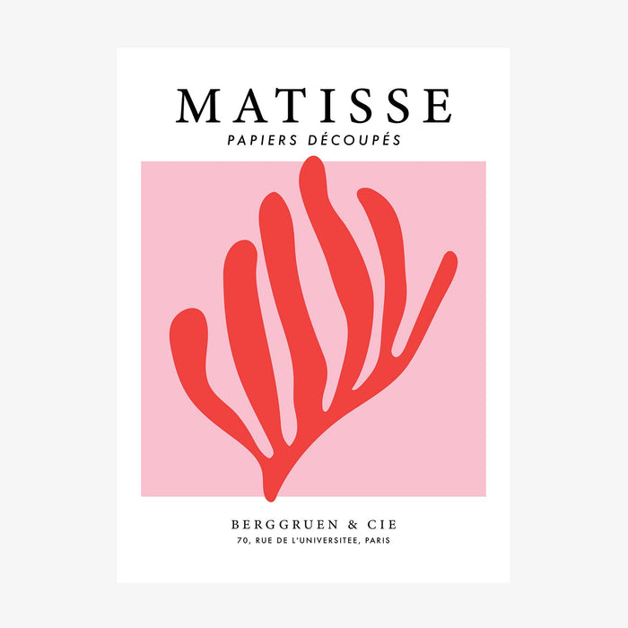 Matisse Red Coral No. 1 wall art print