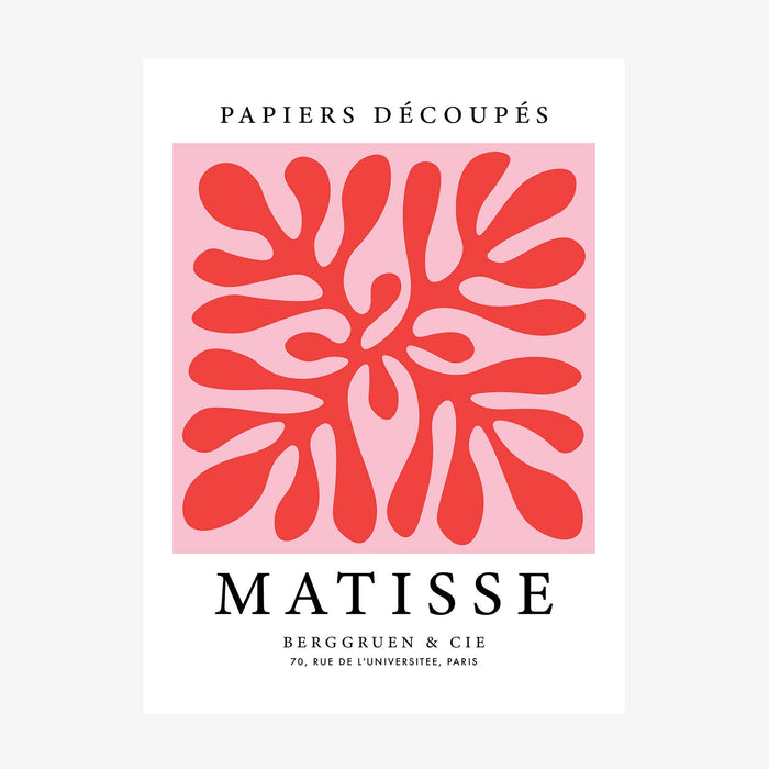 Matisse Red Coral No. 2 wall art print