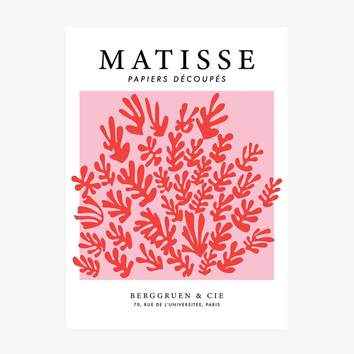 Matisse Red Coral No. 4 wall art print