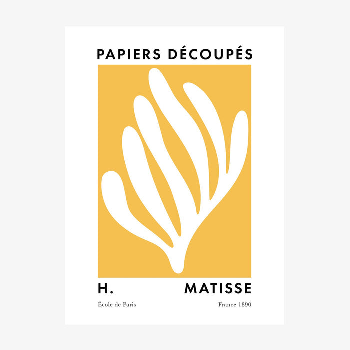 Matisse Yellow Coral No. 2 wall art print