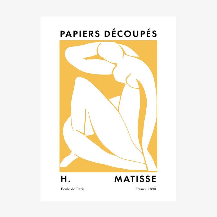 Matisse Yellow Nude wall art print