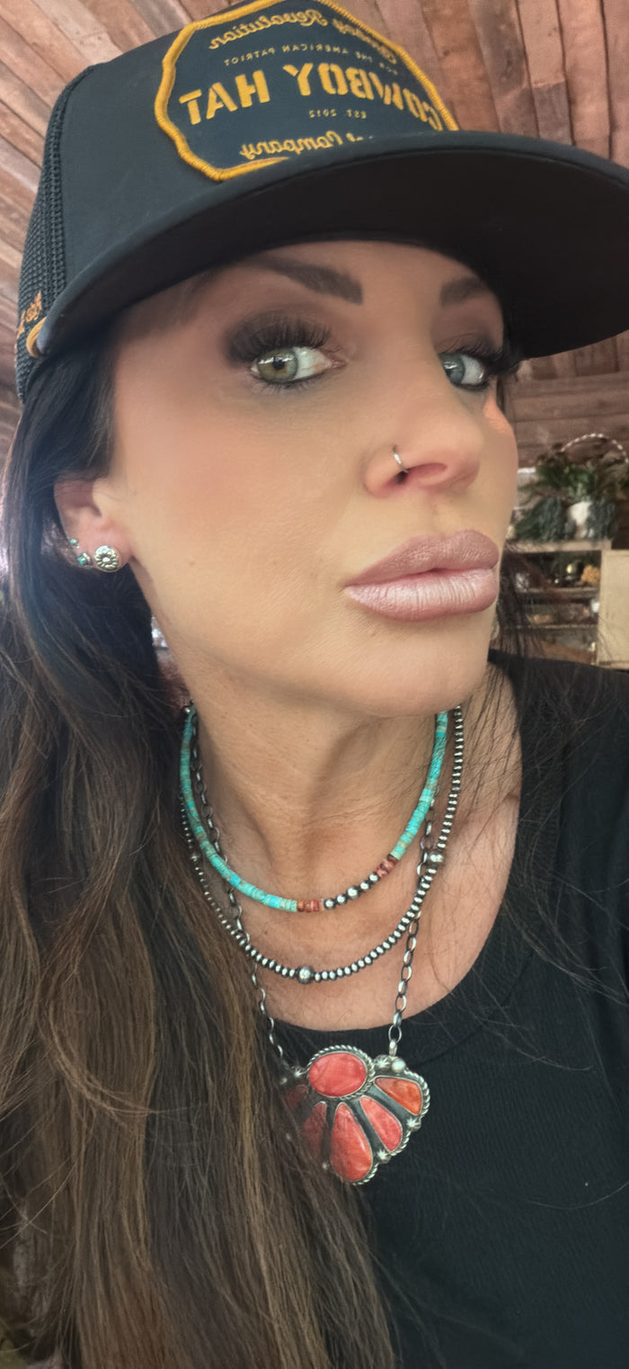 Mini Concho Stud Earrings