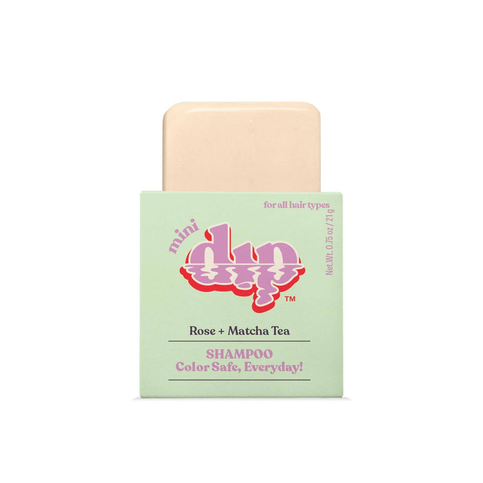 Mini Dip Shampoo Bar: Color Safe, Everyday - Rose & Matcha Tea